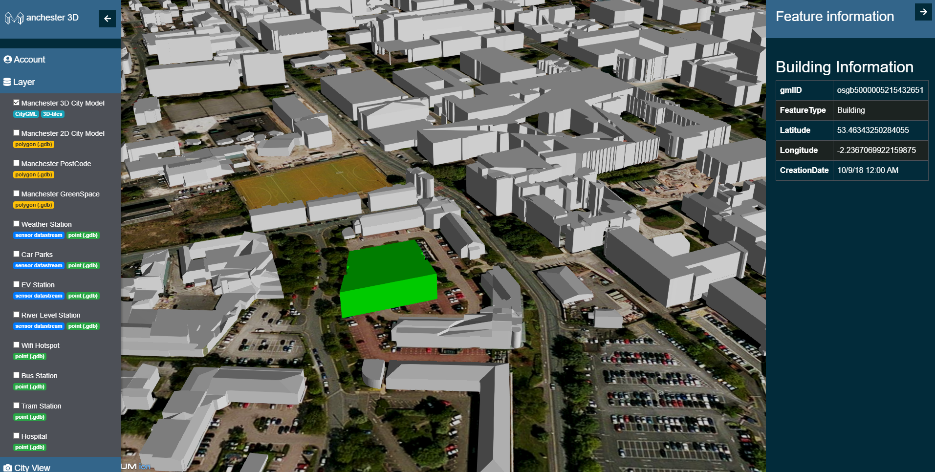Buildings 3D model